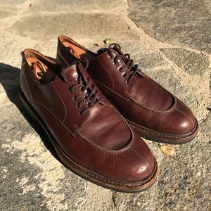Salvatore Ferragamo Leather Split Toe Oxfords